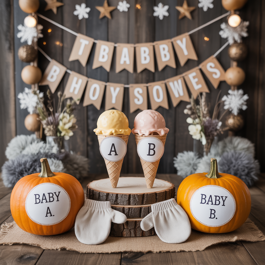 Baby Shower for Twins: 20 Creative and Heartfelt Ideas 16 Seasonal Twin Baby Shower Ideas