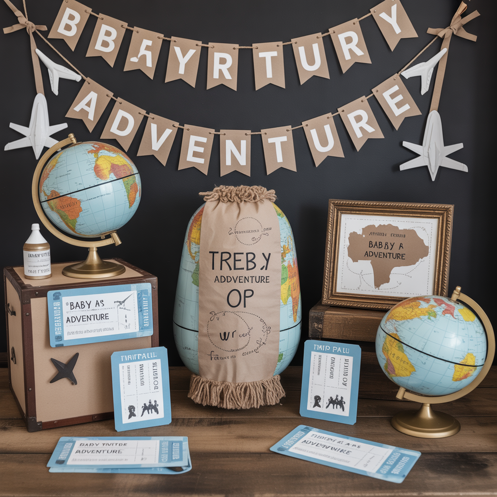 Baby Shower for Twins: 20 Creative and Heartfelt Ideas 14 Travel-Themed Adventure for Two