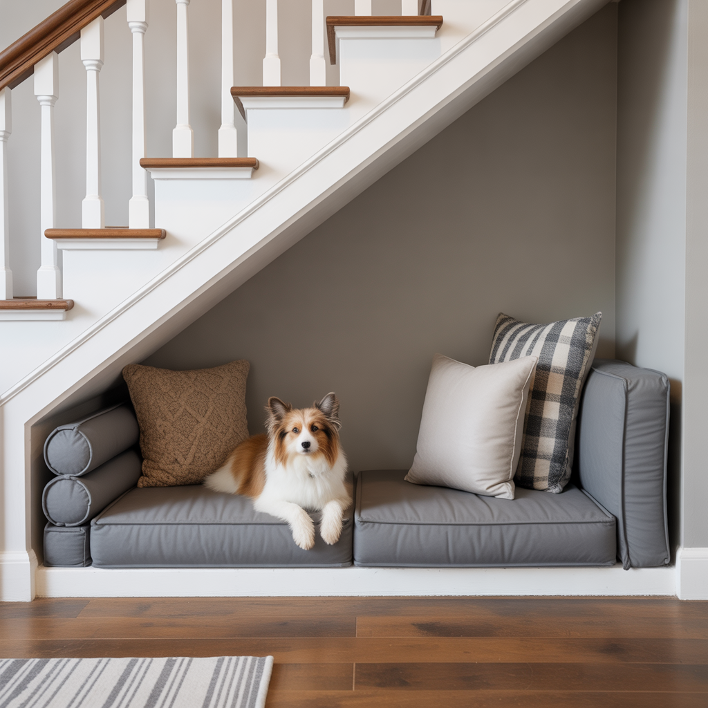 Pet Lounge with Cushioned Seating