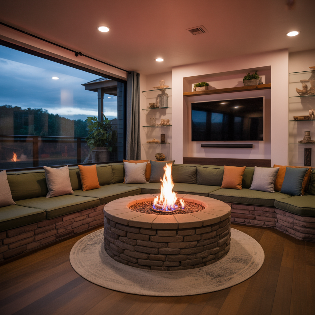 Living Room Conversation Pits: 20 Inspiring Ideas for Social Spaces 12 Family-Friendly Pit for Everyday Living