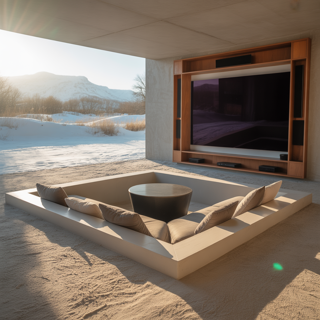 Living Room Conversation Pits: 20 Inspiring Ideas for Social Spaces 16 Bohemian Layers and Eclectic Charm