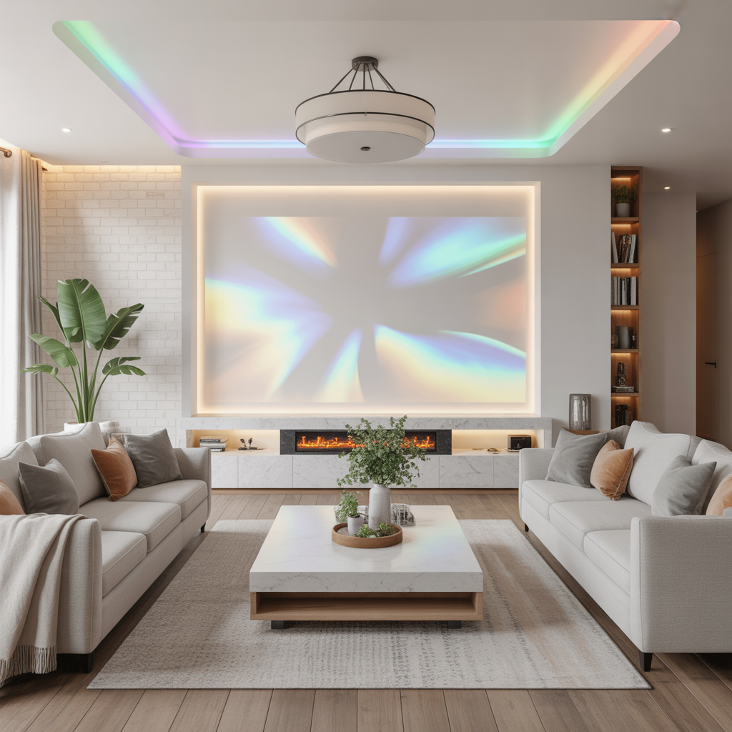 Living Room Conversation Pits: 20 Inspiring Ideas for Social Spaces 14 Tech-Friendly Conversation Pits