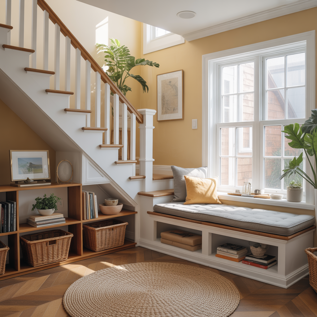 Cozy Window Seat for Natural Light