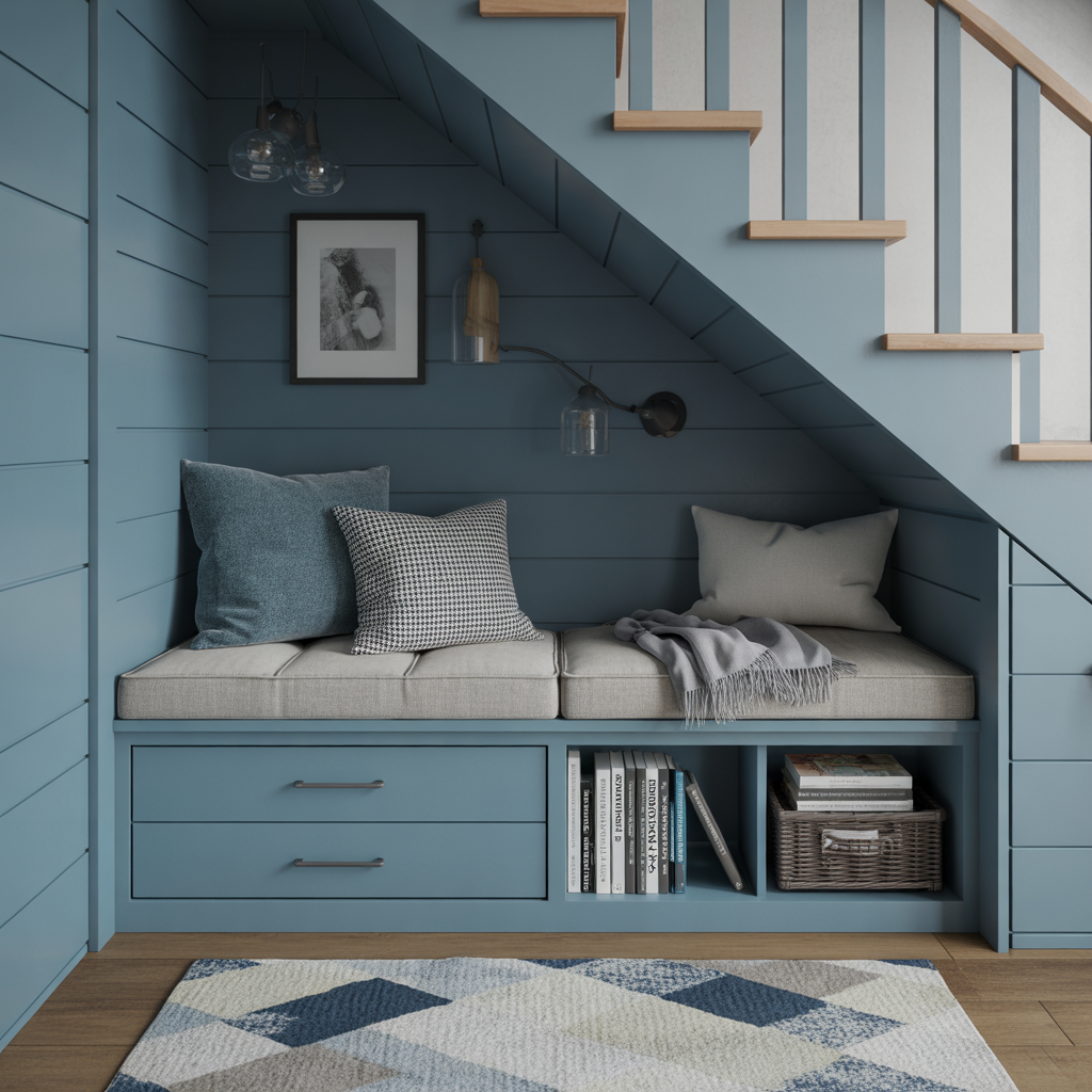 Storage Beneath the Bench