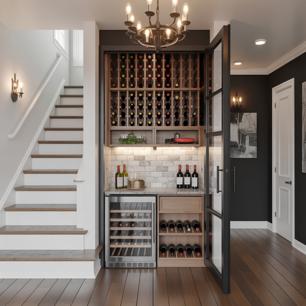 Wine Cellar Inspired Mini Bar