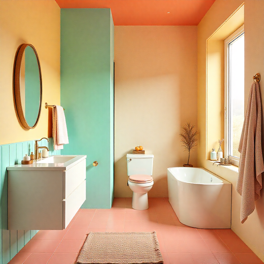 Fun Bathroom Decor: 25 Playful and Creative Ideas 2 Use Bold Accent Colors