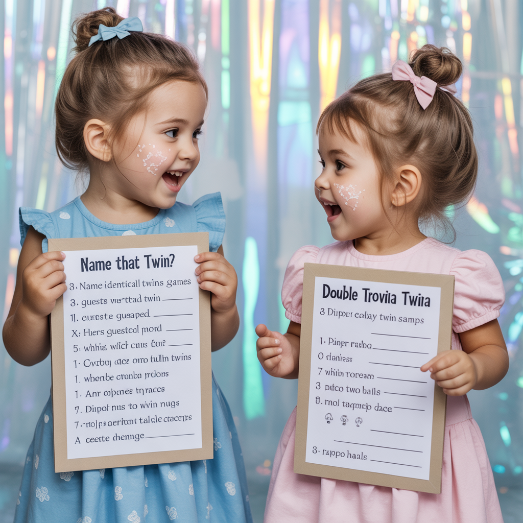 Baby Shower for Twins: 20 Creative and Heartfelt Ideas 4 Adorable Twin-Themed Games