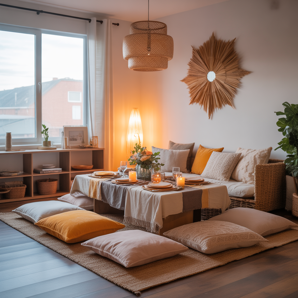 Floor Pillows Living Room Boho: 20 Inspiring Ideas to Elevate Your Space 12 Designing an Indoor Picnic Setup