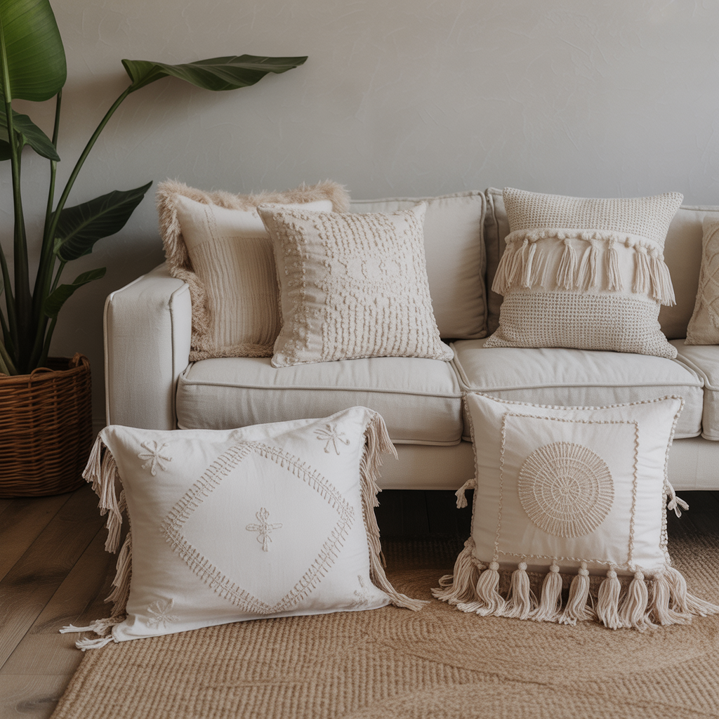 Floor Pillows Living Room Boho: 20 Inspiring Ideas to Elevate Your Space 17 Incorporating Handmade and Artisan Pieces