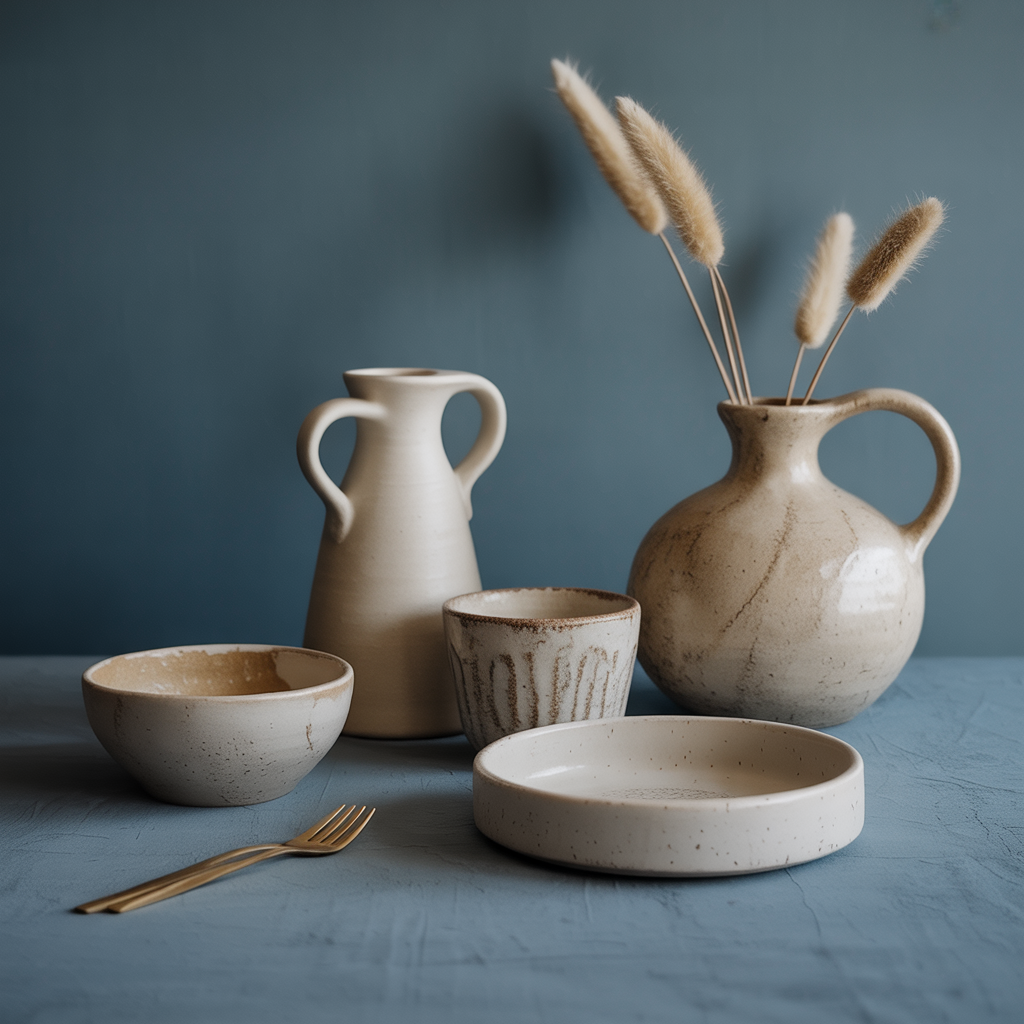 Boho Coffee Table Decor: Heartfelt 22 Ideas to Transform Your Living Space 7 Introduce Artisanal Pottery