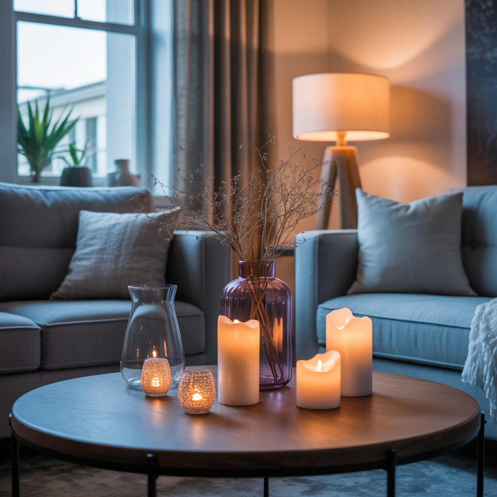 Boho Coffee Table Decor: Heartfelt 22 Ideas to Transform Your Living Space 18 Incorporate Light and Shadow Play