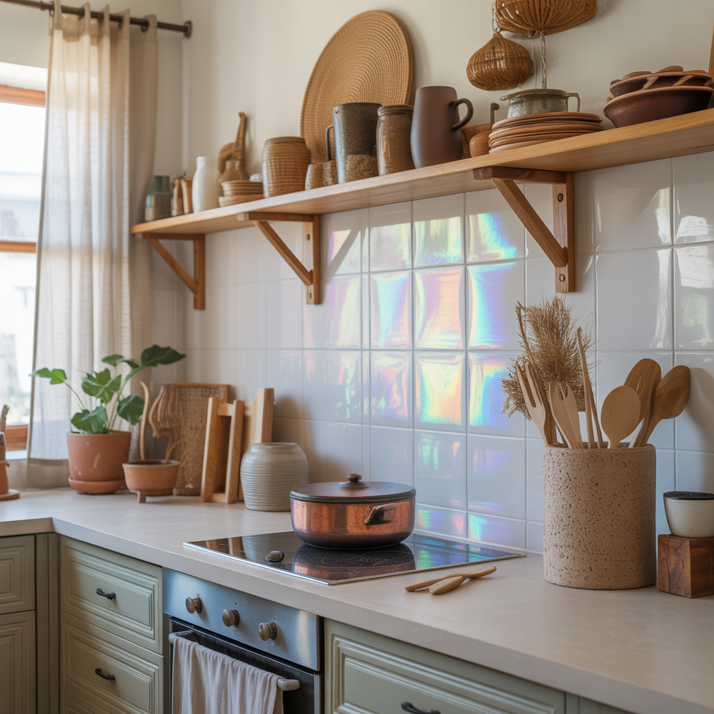 Earthy Kitchen: 20 Inspiring Ideas for a Natural and Grounded Space 20 Layering Natural Elements