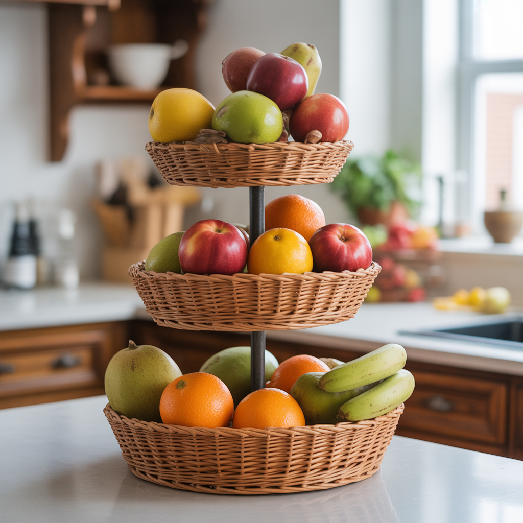 Use a Tiered Fruit Basket