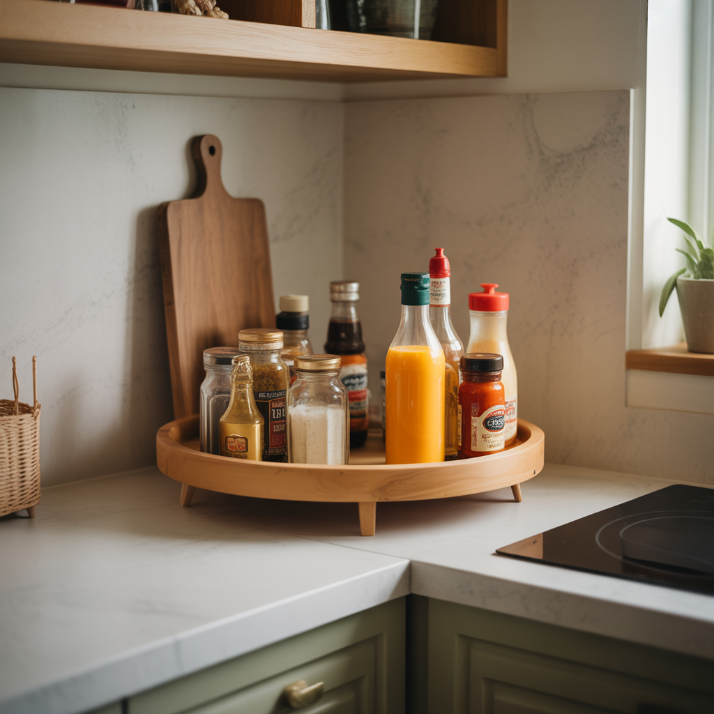 Use Lazy Susan's for Easy Access