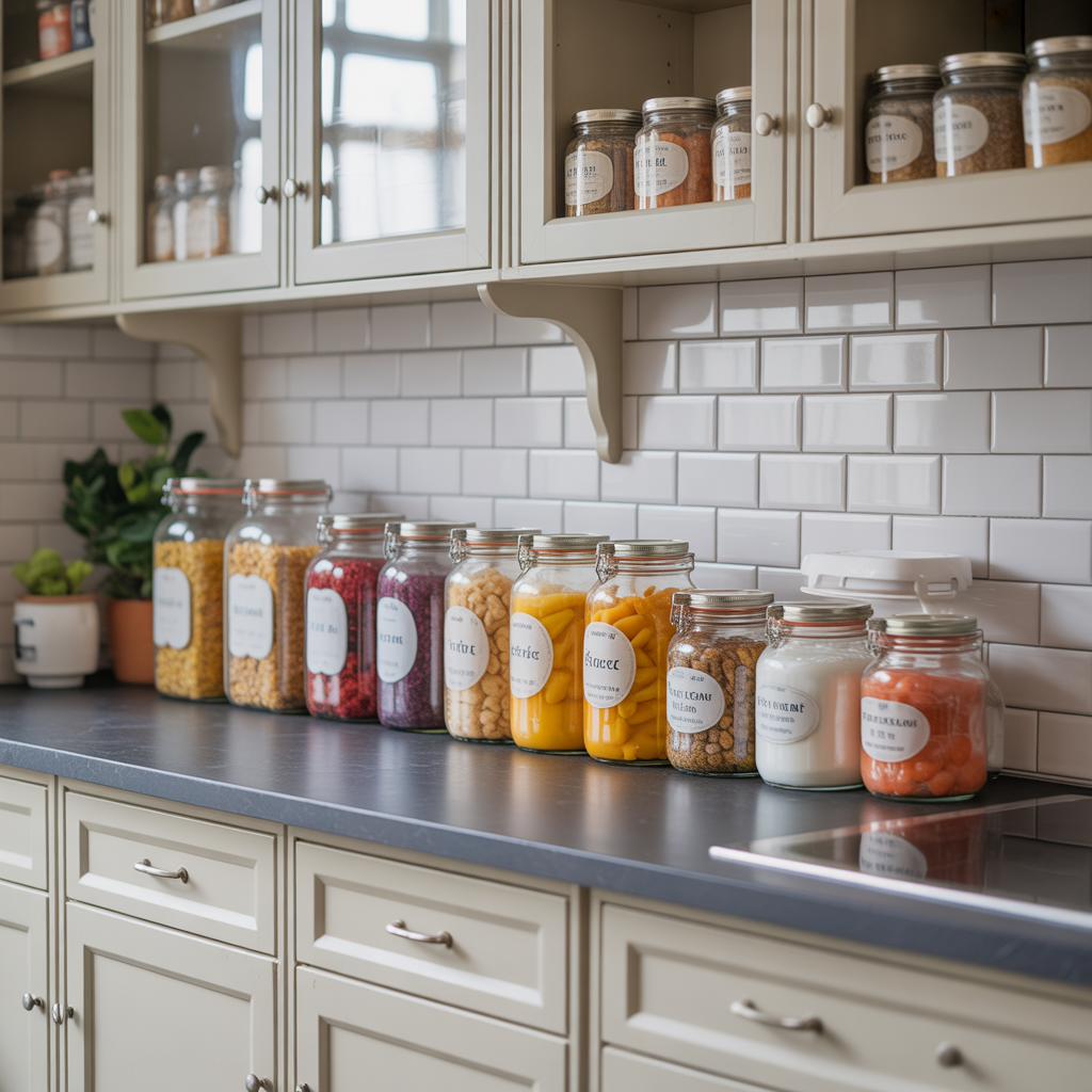 Use Matching Jars for Pantry Staples
