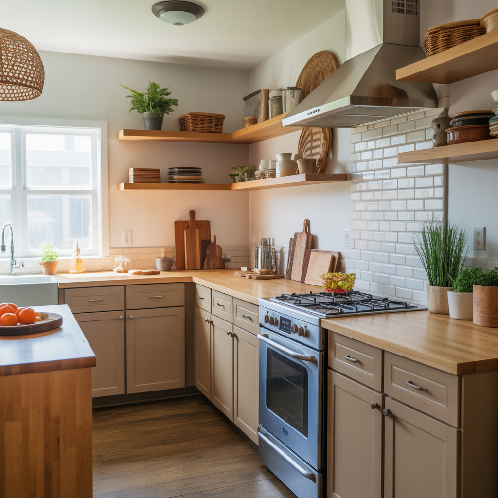 Earthy Kitchen: 20 Inspiring Ideas for a Natural and Grounded Space 8 Eco-Friendly and Sustainable Materials