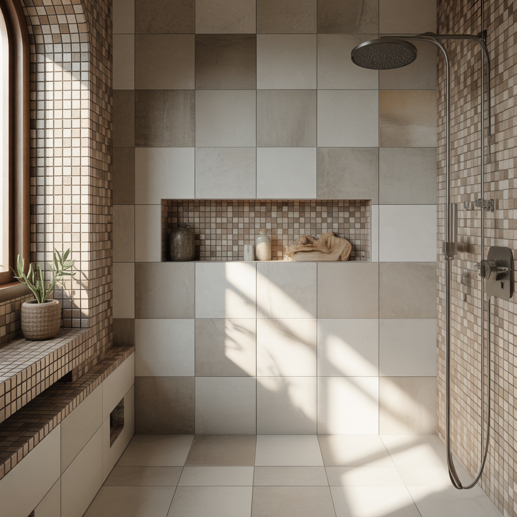 Mix of large and small tile formats