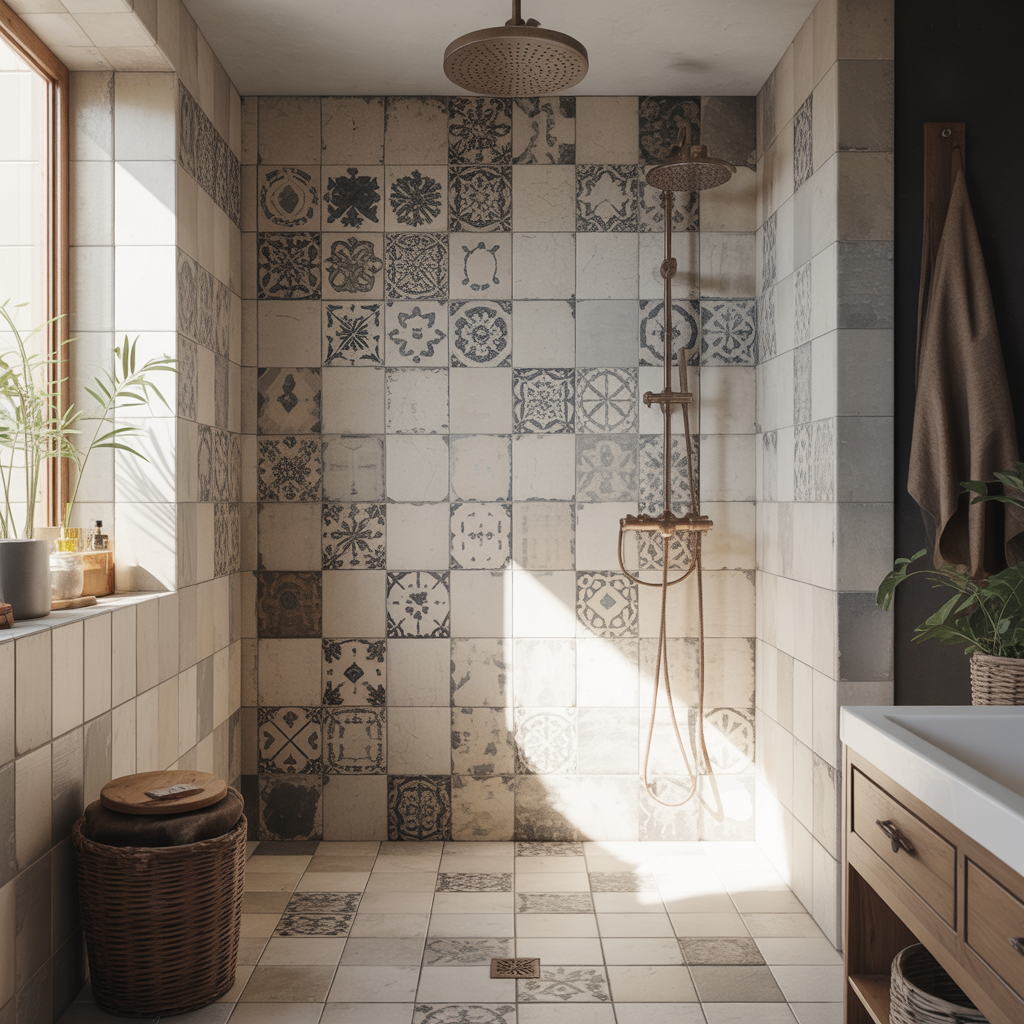 Vintage-inspired boho tiles