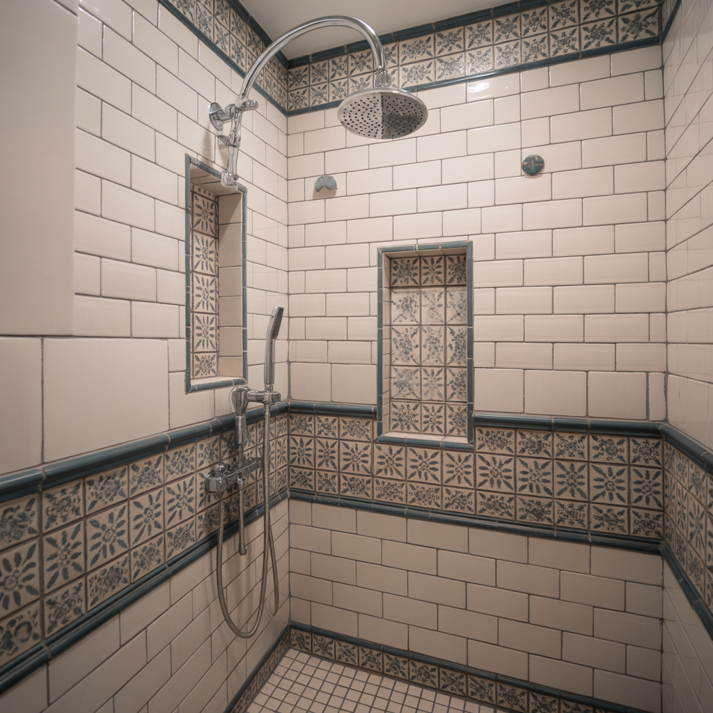 Layered tile borders and trims