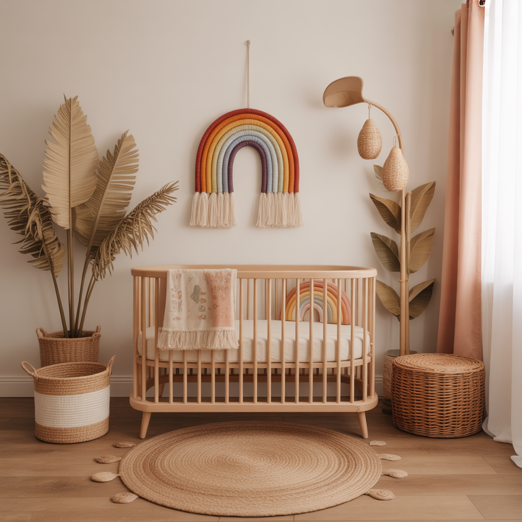 Boho-Inspired Rainbow Décor