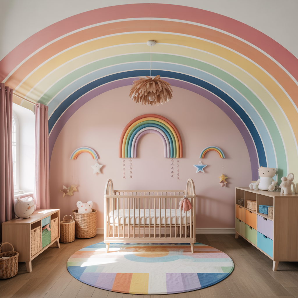 Rainbow Ceiling Design