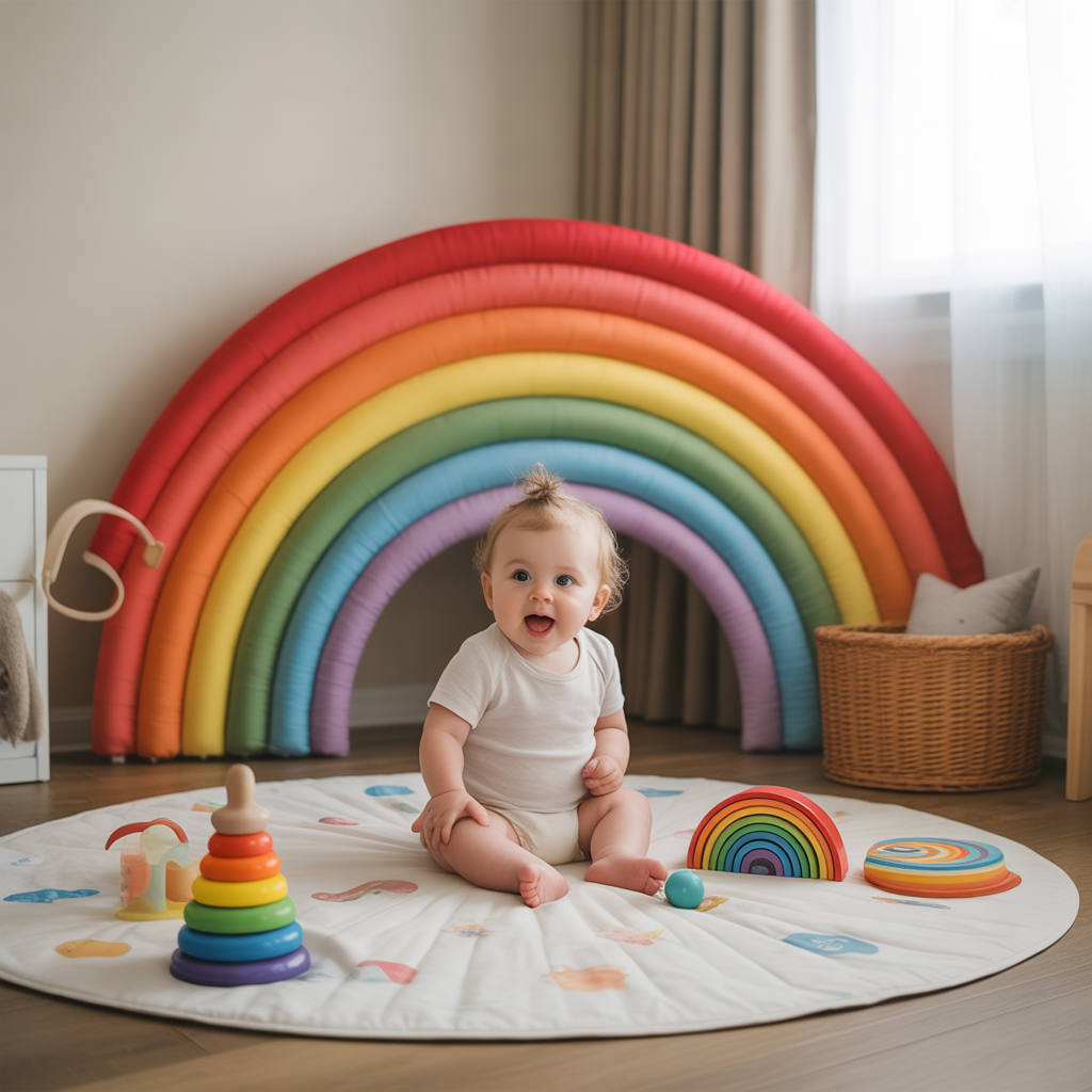 Interactive Rainbow Play Corner