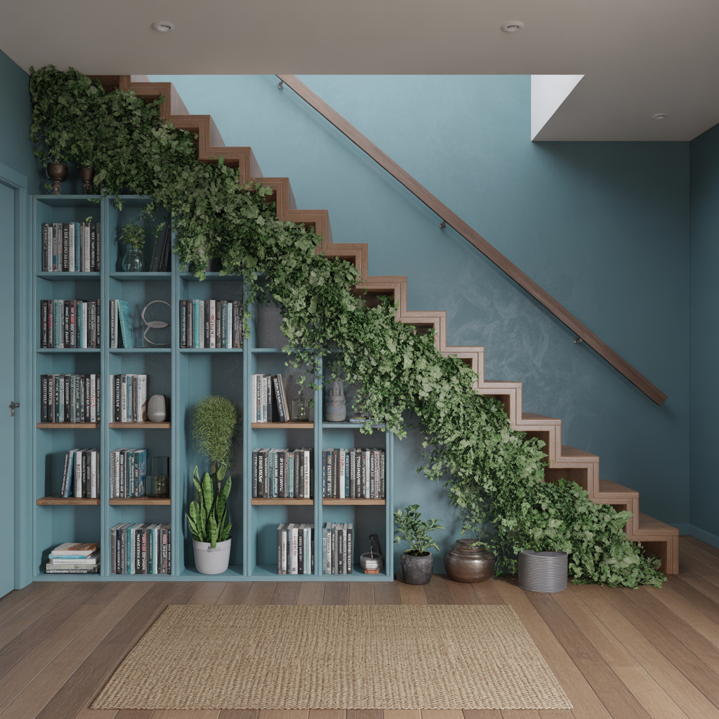 Library and Greenery Combination