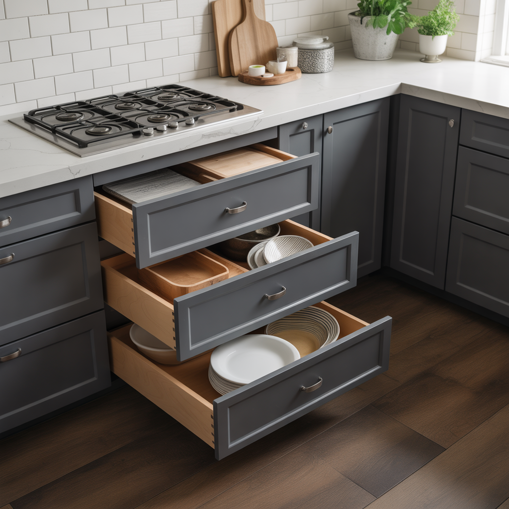 Kitchen Storage: 20 Genius Ideas for a More Organized Space 8 Hidden Toe-Kick Drawers