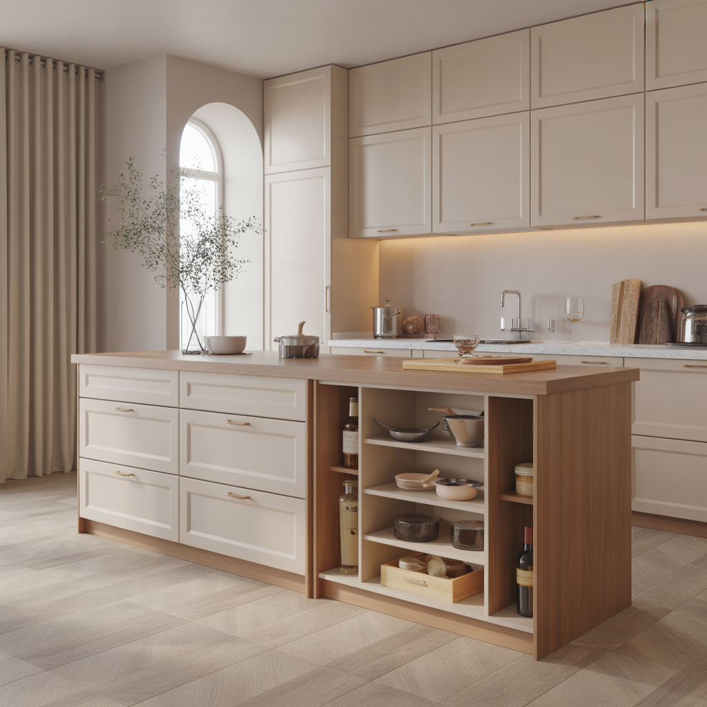 Kitchen Storage: 20 Genius Ideas for a More Organized Space 11 Kitchen Island with Storage Drawers