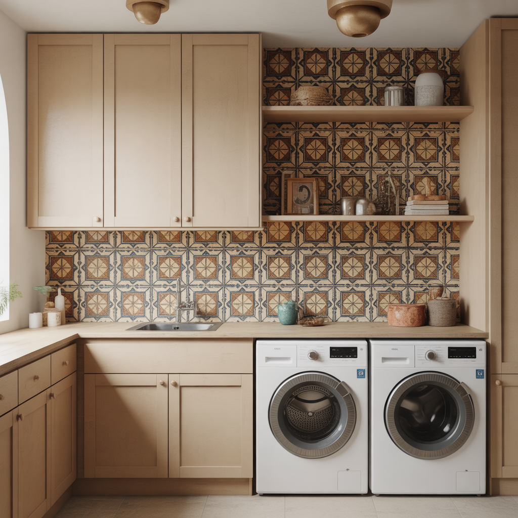 Colorful Tile Backsplash