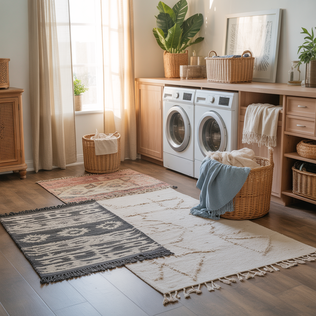 Layered Rugs for Comfort