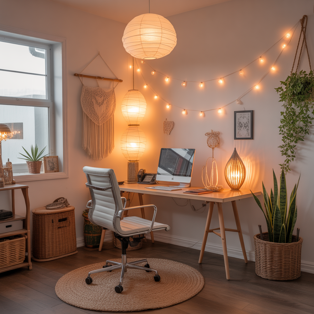 Ambient Lighting with Lanterns and String Lights