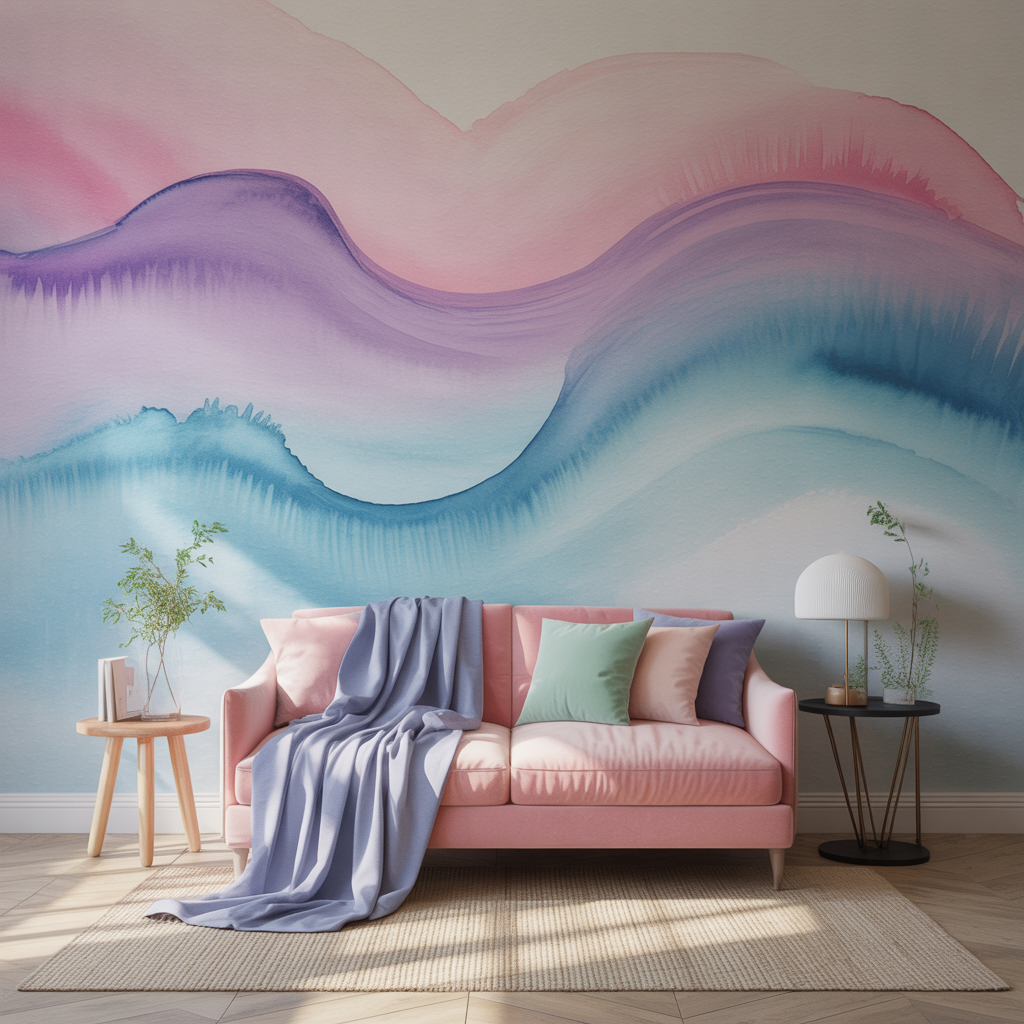 Watercolor Pastel Wash