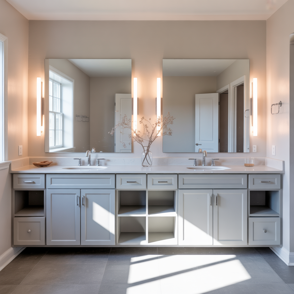 Double Vanities for Convenience