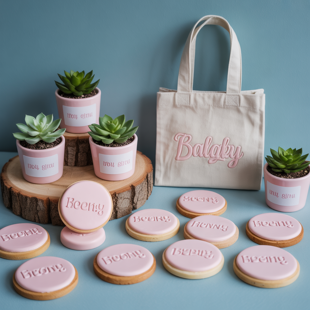 Personalized Baby Girl Shower Favors