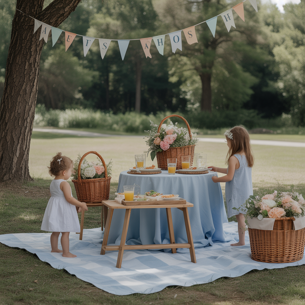 Outdoor Picnic-Style Shower