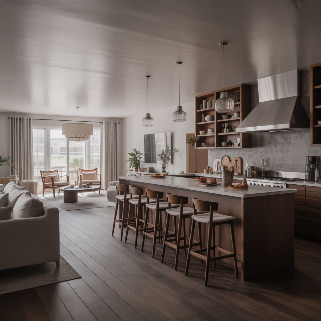 Kitchen Bar Design :Transform Your Space with these 20 inspiring ideas 1 Open Concept Kitchen Bar Design for Seamless Living