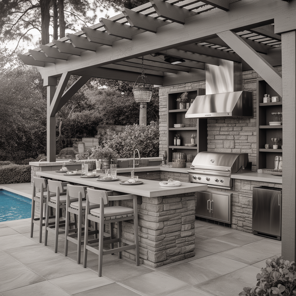 Kitchen Bar Design :Transform Your Space with these 20 inspiring ideas 8 Outdoor Kitchen Bar Design for Entertaining