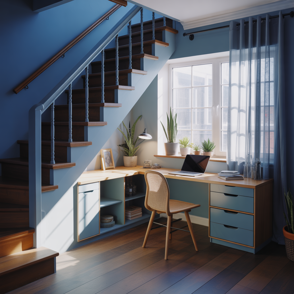 Bright Study Space With Window Access