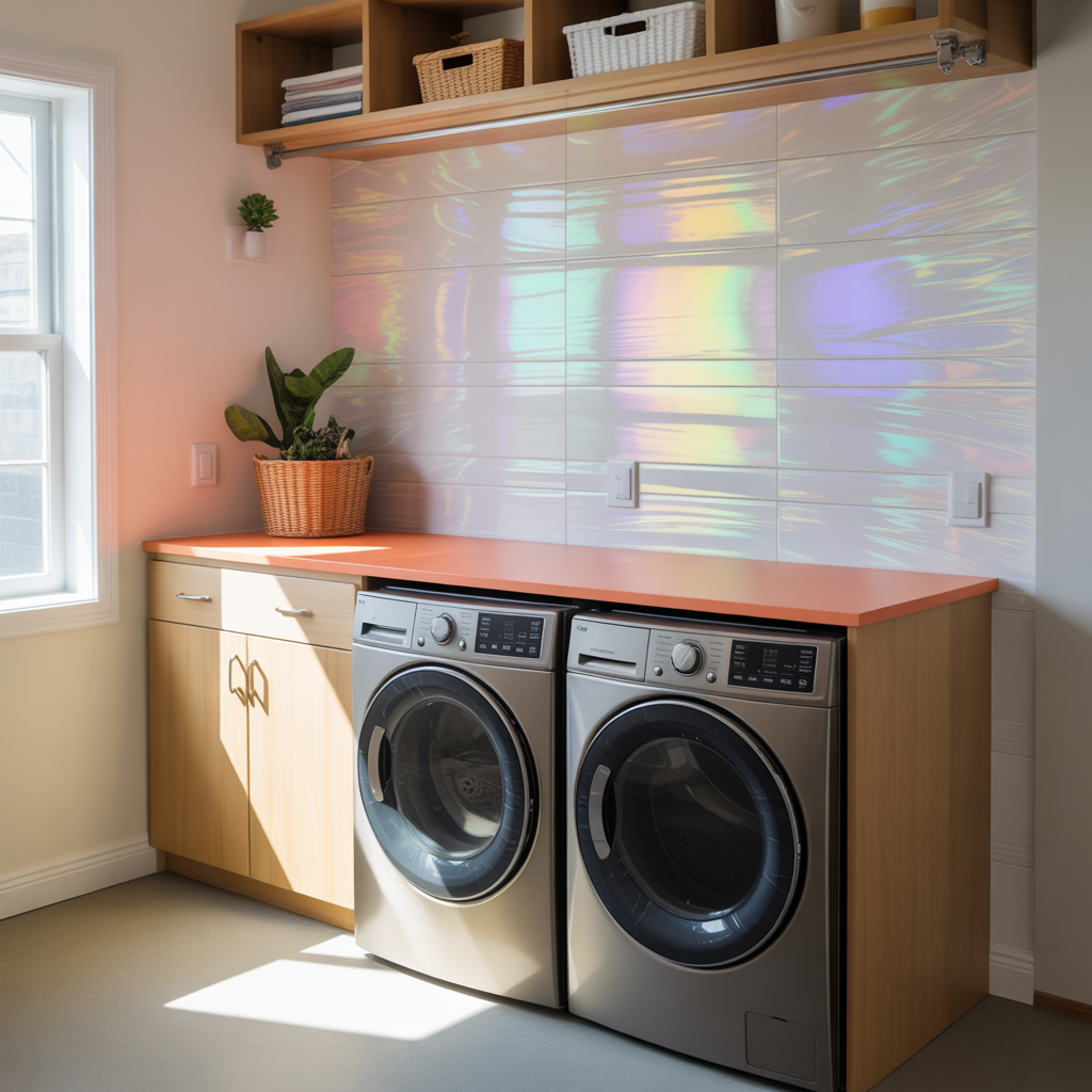 Laundry Under Stairs: 20 Creative and Practical Ideas to Maximize Space 16 Laundry with Multi-Tasking Countertop