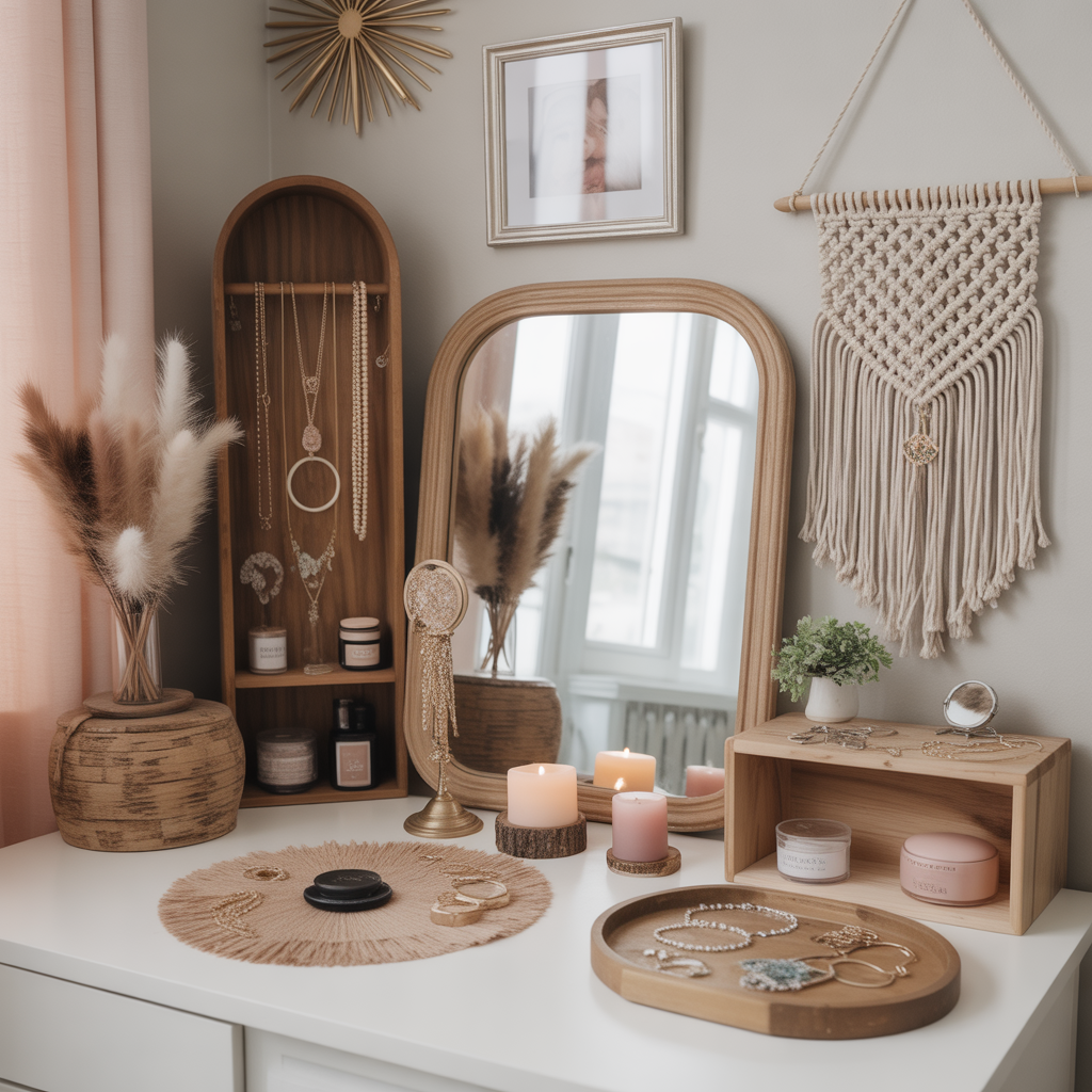 Jewelry and Accessory Display as Decor