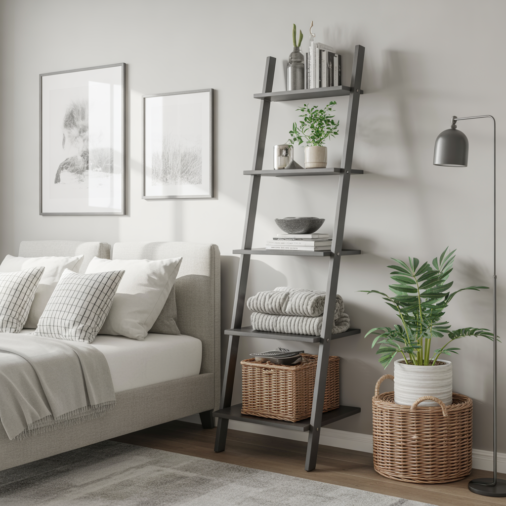 Decorative Ladder Shelf