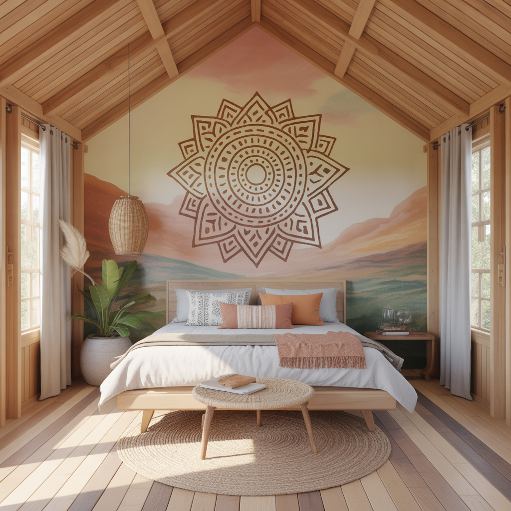 Artistic Wall Murals or Painted Patterns