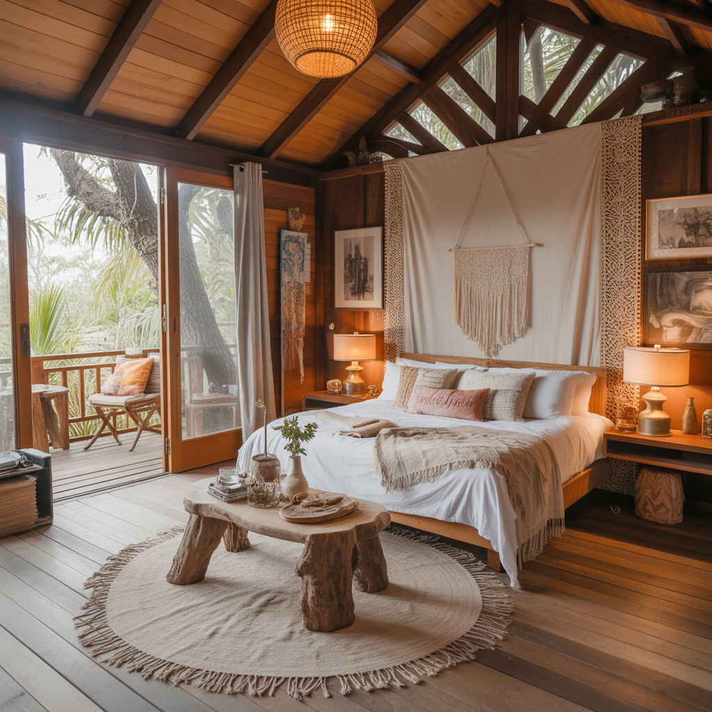 Personal Touches for a Truly Unique Boho Treehouse