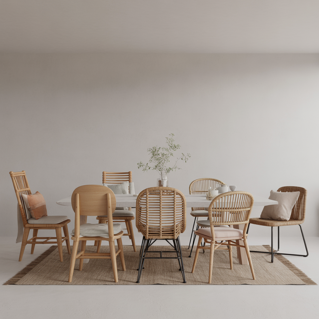 Mix Seating Styles Around the Table