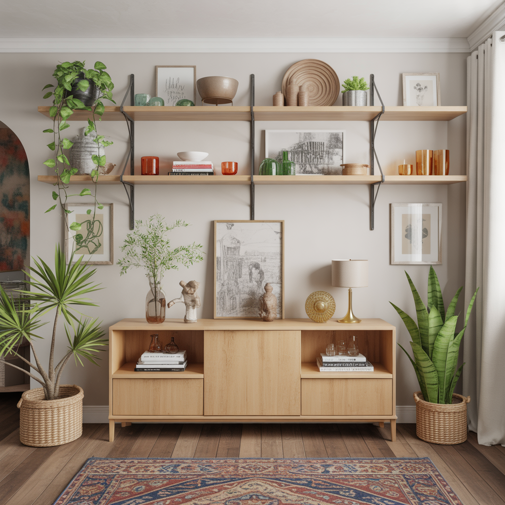 Open Shelving for Display