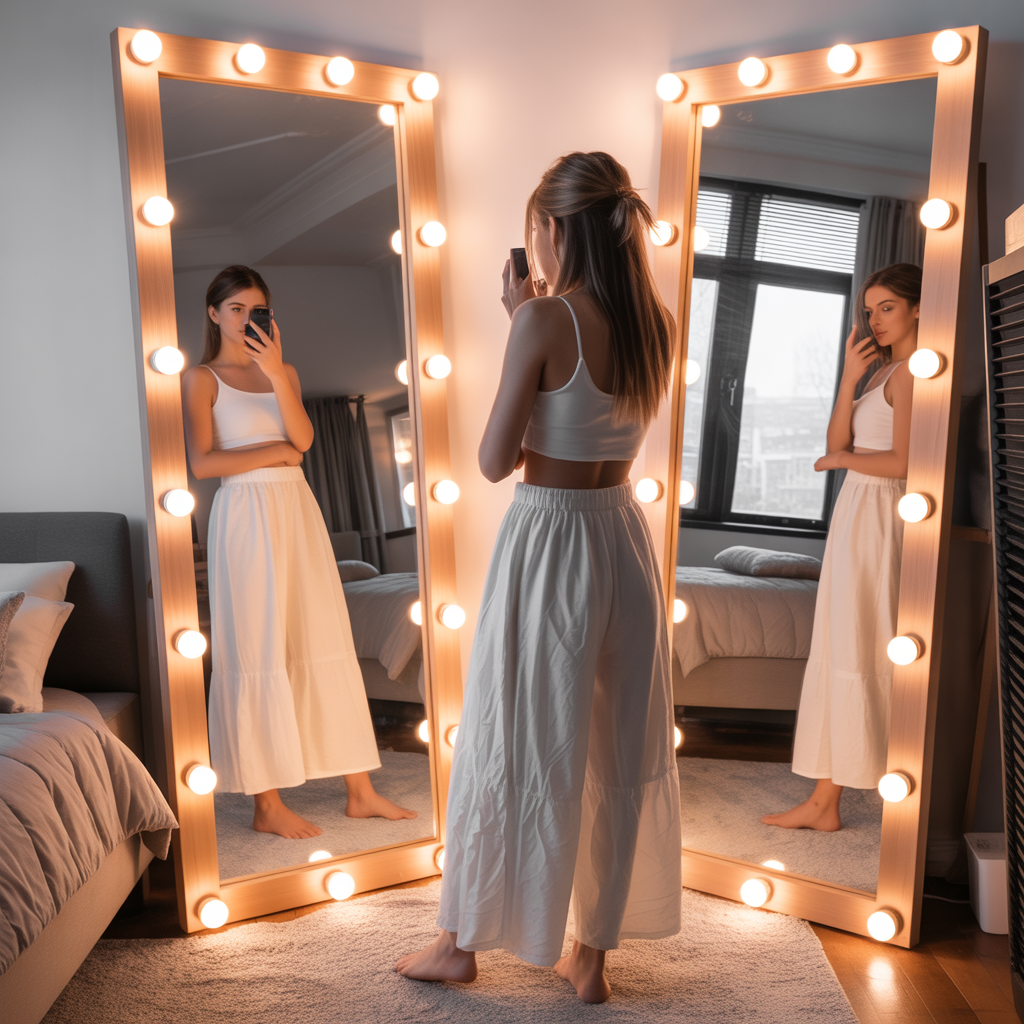 Full-Length Mirrors for Selfie Central