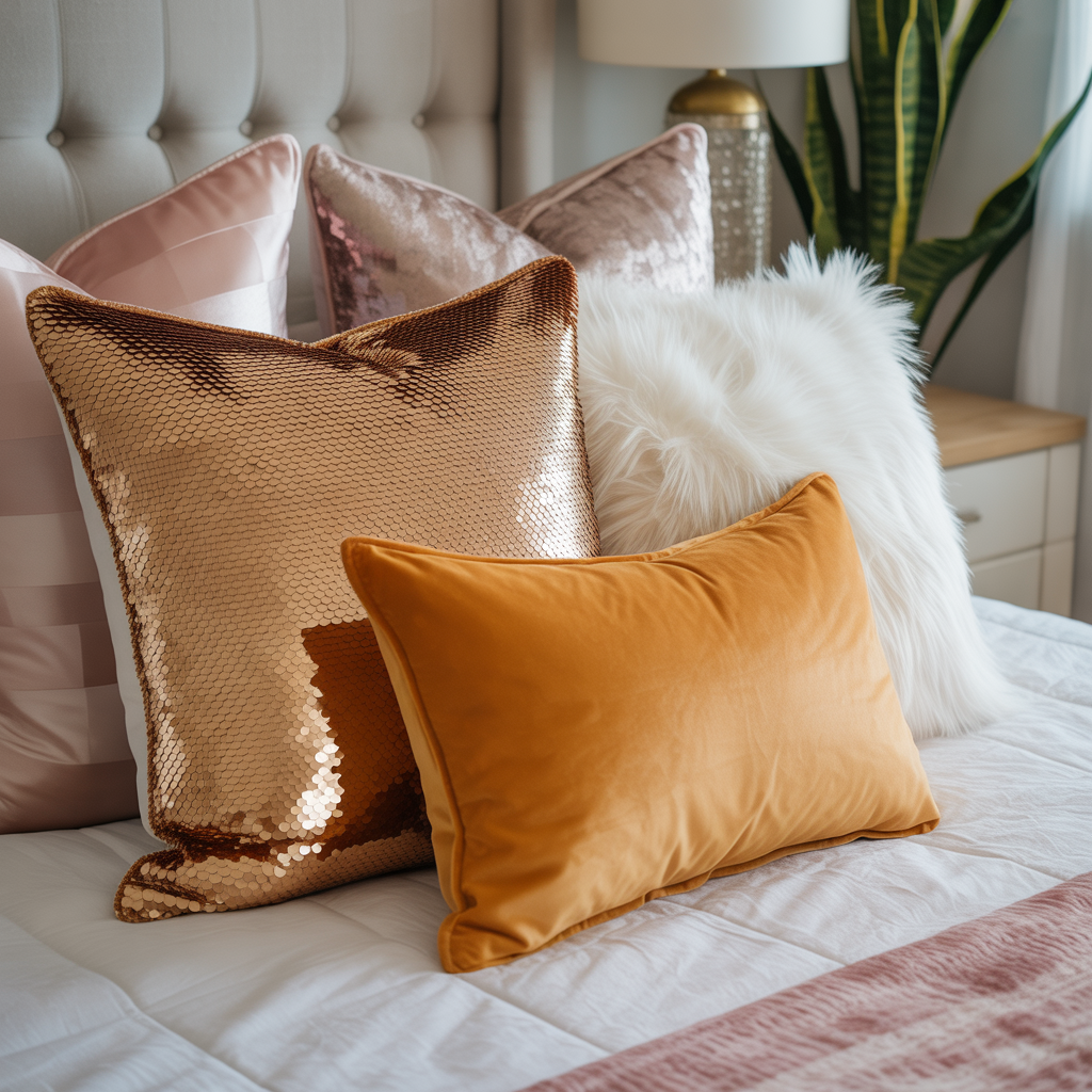 Glam Throw Pillows