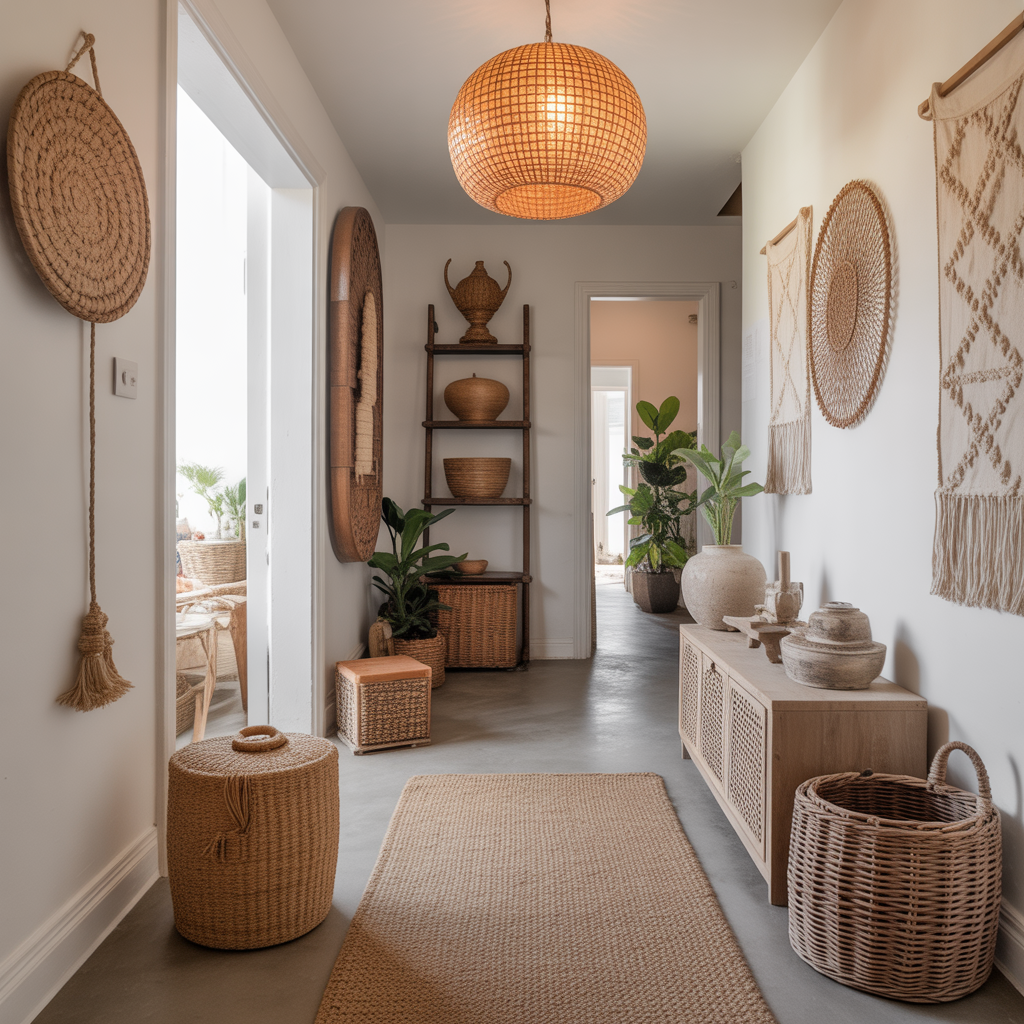 Boho Hallway: 20 Inspiring Ideas to Create a Free-Spirited Entryway 11 Global-Inspired Decor Pieces