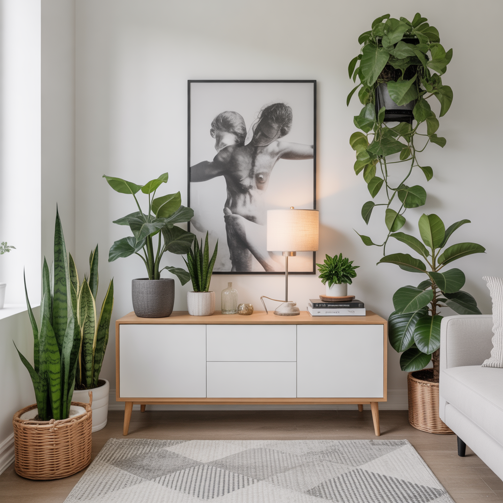 Cozy Winter Bedroom: 20 Beautiful Ideas to Create Warmth and Comfort 16 Incorporating Greenery